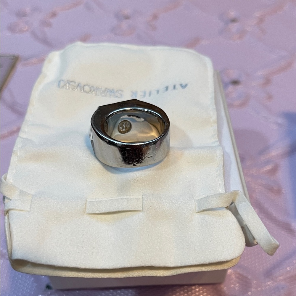 Atelier Swarovski Silver and Clear Crystal Ring - Picture 3 of 3
